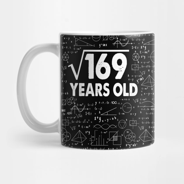 13 years old 13th birthday Gift Square Root of 169 Science Lover Gifts Bday by smtworld